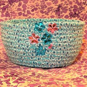 Handmade rope basket